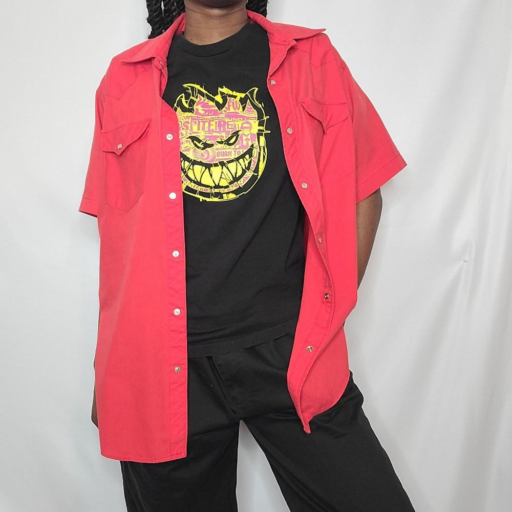 Spitfire Ransom Bighead Black T-Shirt (Medium)
